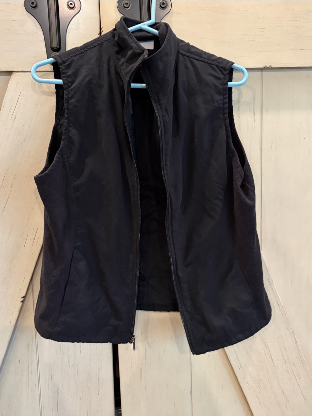 Columbia Black Sleeveless Quilted Vest Size Large